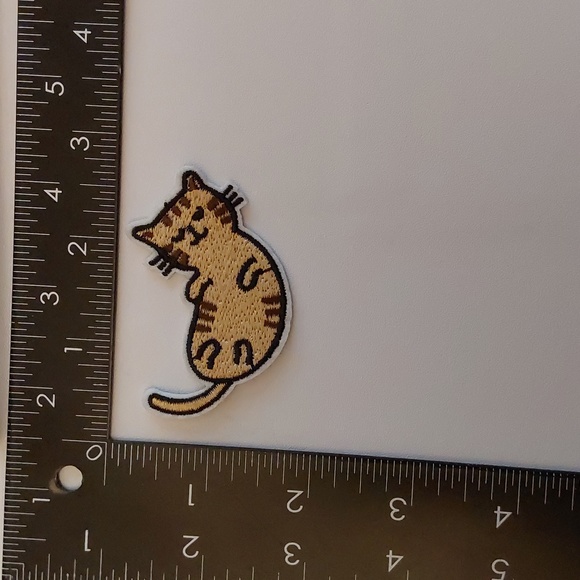 Cat Whimsy IRON ON Patch - Picture 2 of 3